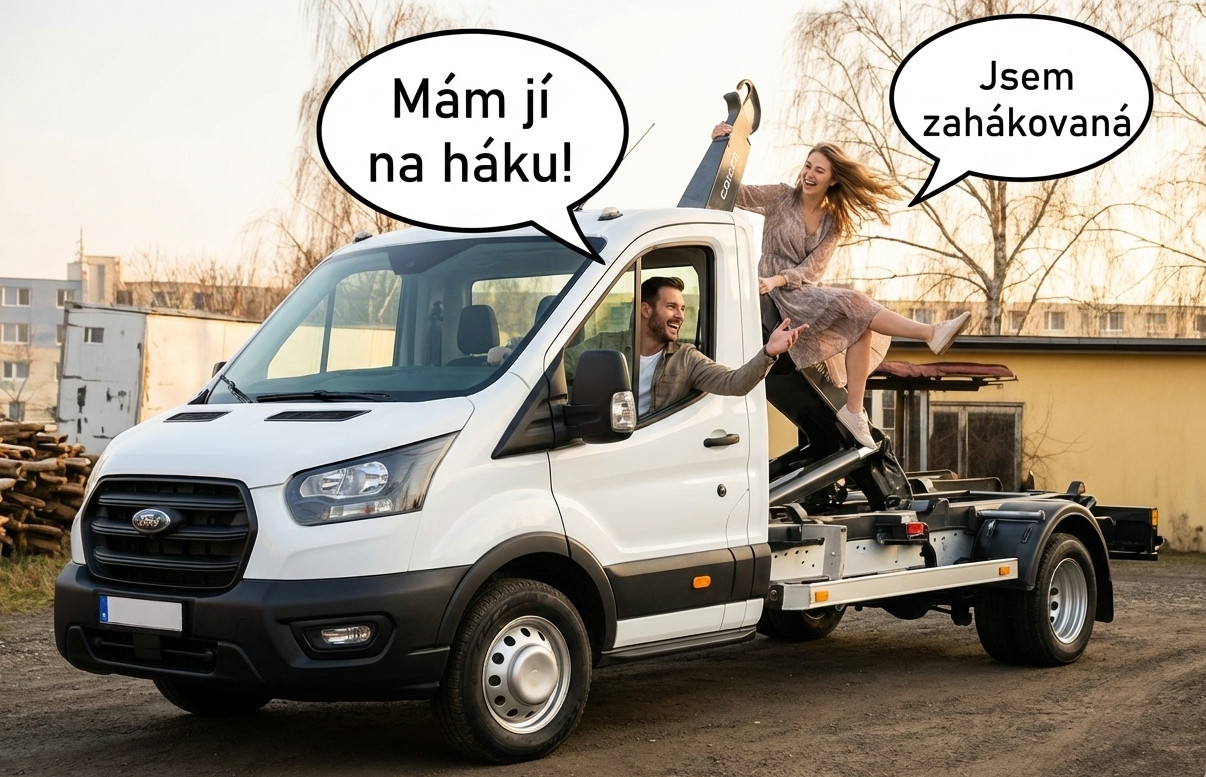 Jak nabídnout dámě svezení v hákovém nosiči na první schůzce