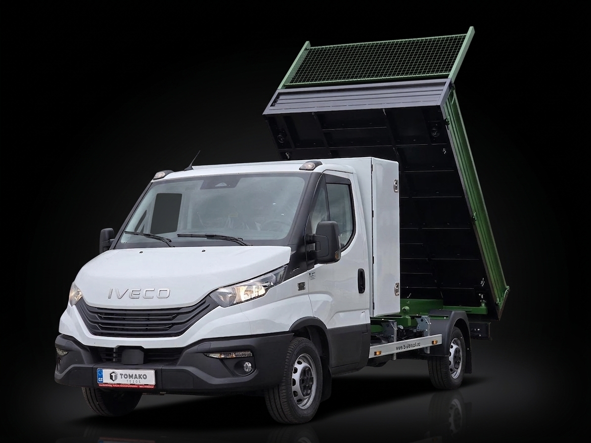 Iveco Daily 35S16 — Třístranná sklápěčka 3150×2000 mm s tažným